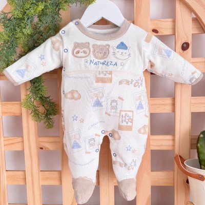 Macacão Trape Zape - Amiguinhos da Natureza - Areia 